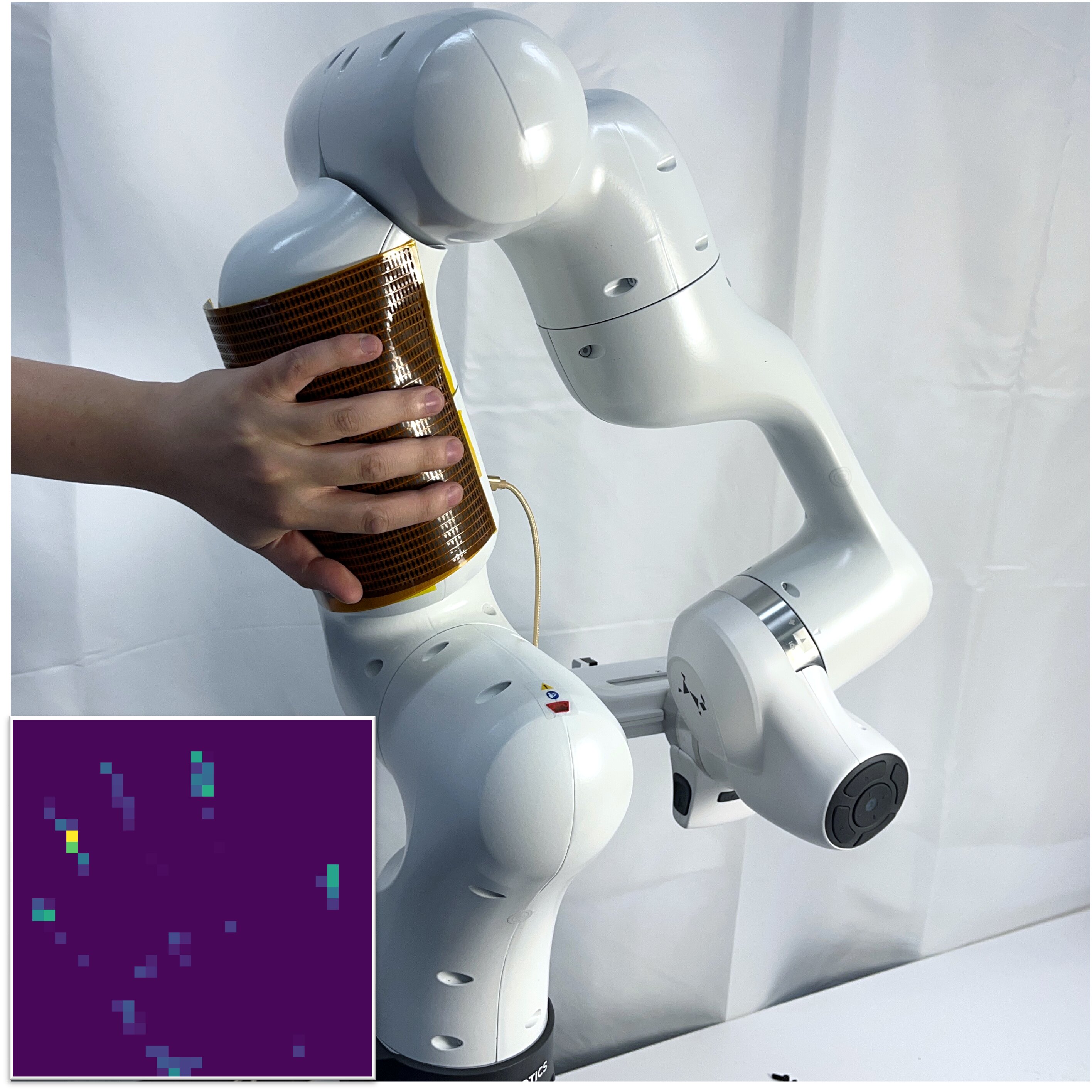 Franka with Tactile Skin